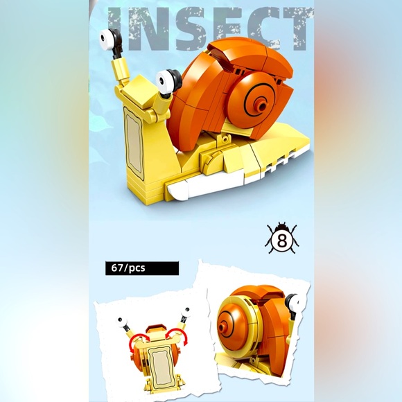 Snail 🐌 Insect Series Bug Collection - Picture 3 of 4